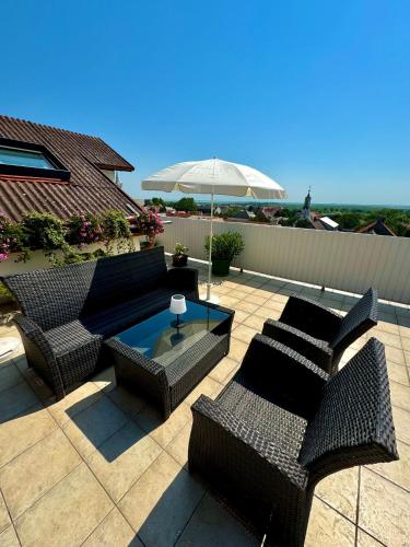 Balcony/terrace, Pension Seeblick in Morbisch am See Balcony/terrace, Pension Seeblick in Morbisch am See
