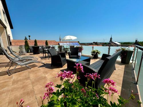 Balcony/terrace, Pension Seeblick in Morbisch am See Balcony/terrace, Pension Seeblick in Morbisch am See