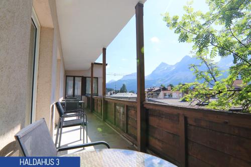 バルコニー/テラス, Haus Haldahus by Arosa Holiday in アローザ バルコニー/テラス, Haus Haldahus by Arosa Holiday in アローザ