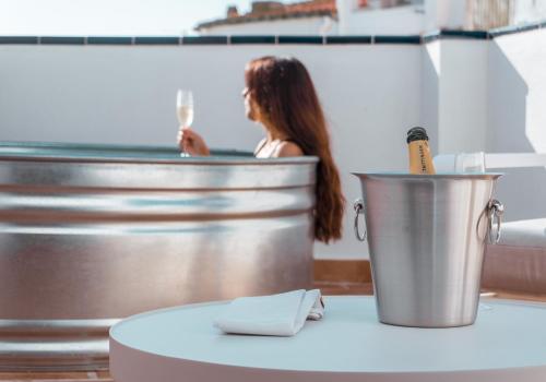 شرفة/ تراس, Hotel Boutique Es Blau in Cadaques شرفة/ تراس, Hotel Boutique Es Blau in Cadaques