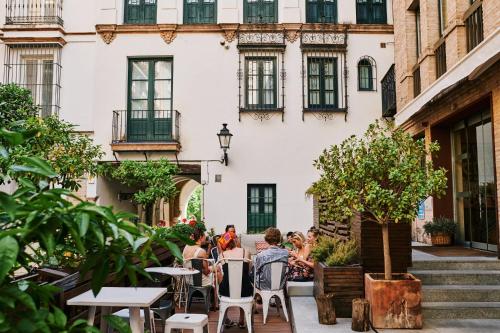balkon/terras, Toc Hostel Sevilla in Sevilla balkon/terras, Toc Hostel Sevilla in Sevilla