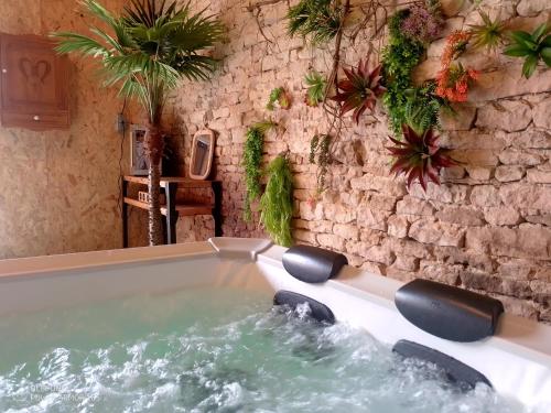 Pezsgőfürdő, Aux Alcôves du Spa (Aux Alcoves du Spa) in La Rothiere Pezsgőfürdő, Aux Alcôves du Spa (Aux Alcoves du Spa) in La Rothiere