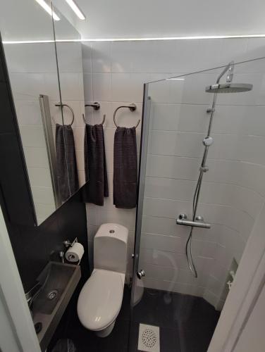 Shower, Ihastuttava huoneisto Helsingin ytimessa in Meilahti Shower, Ihastuttava huoneisto Helsingin ytimessa in Meilahti