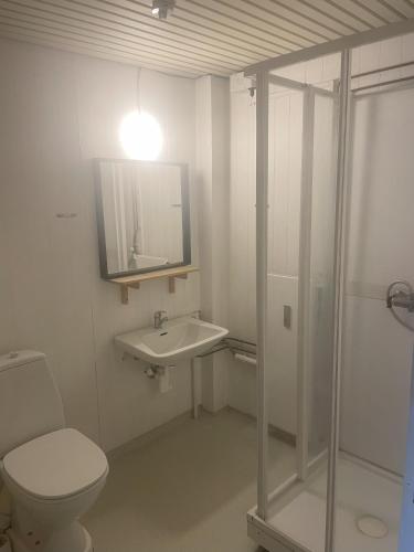 Shower, Neckelmanns BnB, Room 3, Velegnet til Handværkere ny in Aalborg SV Shower, Neckelmanns BnB, Room 3, Velegnet til Handværkere ny in Aalborg SV