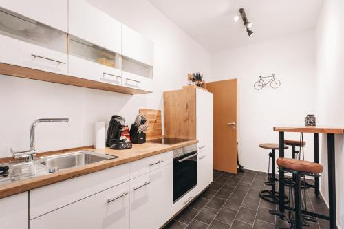 Kitchen, Apartmenthaus Meißen in Meissen Kitchen, Apartmenthaus Meißen in Meissen