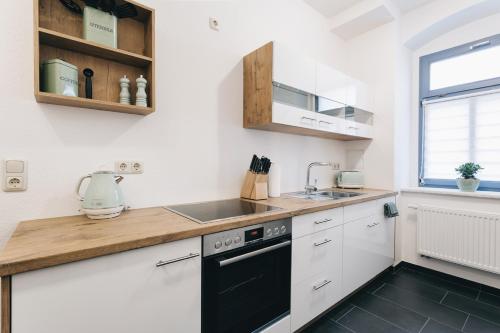 Kitchen, Apartmenthaus Meißen in Meissen Kitchen, Apartmenthaus Meißen in Meissen