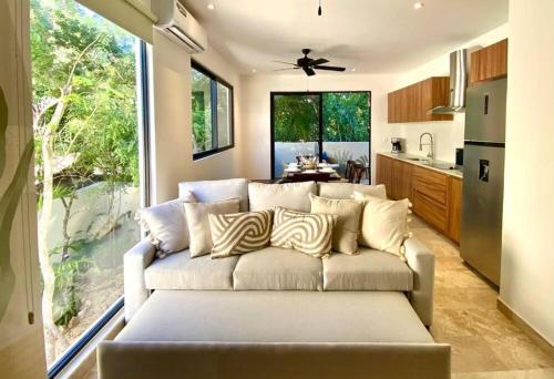 Apartamento nuevo estilo ecológico para 6 personas Aldea Zama Tulum