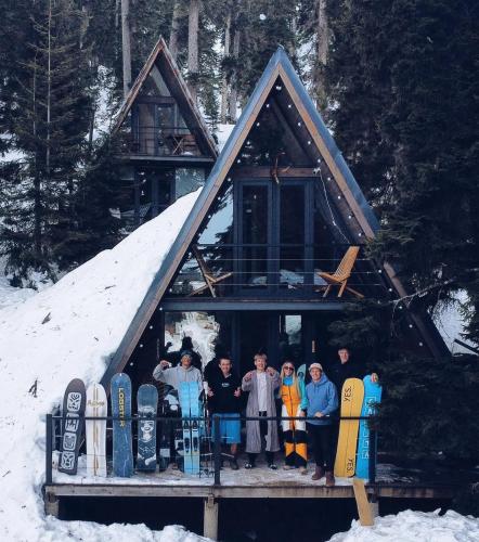 Bakhmaro A-frame in Bakhmaro Bakhmaro A-frame in Bakhmaro