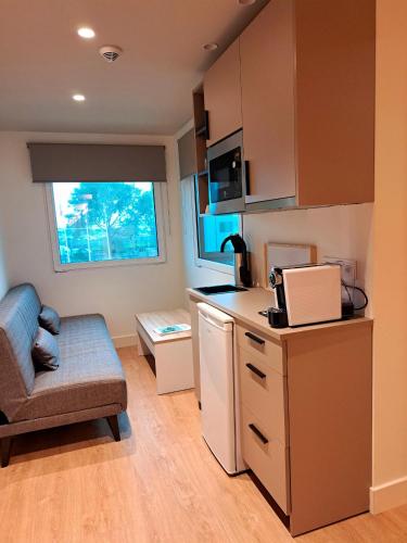 keuken, Hotel City Express Santander Parayas in Santander gebied keuken, Hotel City Express Santander Parayas in Santander gebied