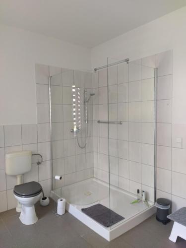 Fürdőszoba, Ferienwohnungen am Safrangarten in Altenburg Fürdőszoba, Ferienwohnungen am Safrangarten in Altenburg