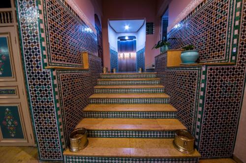 Vestibule, Hotel Akouas in Meknès Vestibule, Hotel Akouas in Meknès