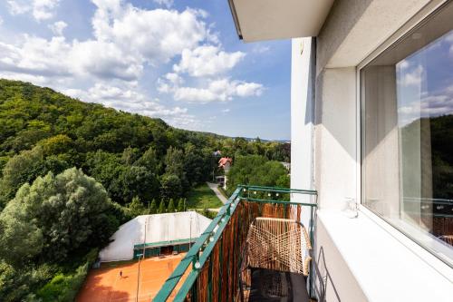 Varanda/terraço, Oliwa Pleasant Apartment in Siodmy Dwor Varanda/terraço, Oliwa Pleasant Apartment in Siodmy Dwor