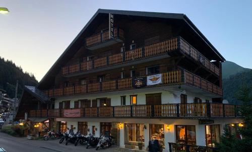 Exterior view, Hotel Le Concorde in Morzine Exterior view, Hotel Le Concorde in Morzine