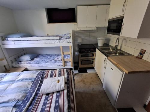 주방, Ankis Bed and Brekfast, Vimmerby in 스토레브로 주방, Ankis Bed and Brekfast, Vimmerby in 스토레브로