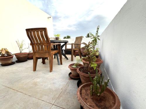 Balcony/terrace, AuroBliss Homestay in Pondicherry - Chennai ECR Road Balcony/terrace, AuroBliss Homestay in Pondicherry - Chennai ECR Road