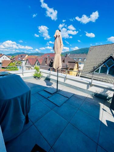 Terraza/balcón, Ferienwohnung Burgblick in Waldkirch Terraza/balcón, Ferienwohnung Burgblick in Waldkirch