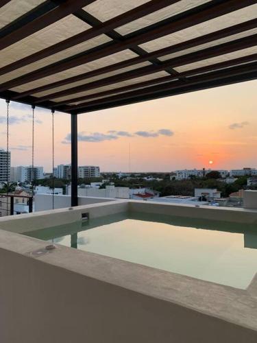 Penthouse con jacuzzi privado