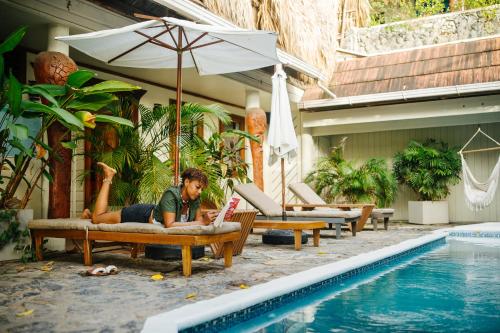 Úszómedence, TRANQUILSEAS ECO LODGE & DIVE CENTER in Sandy Bay Úszómedence, TRANQUILSEAS ECO LODGE & DIVE CENTER in Sandy Bay