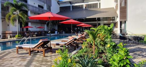 Schwimmbad, Lava Hotel in Apia Schwimmbad, Lava Hotel in Apia