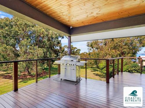 Balcony/terrace, Bayview Retreat Phillip Island in Rhyll Balcony/terrace, Bayview Retreat Phillip Island in Rhyll