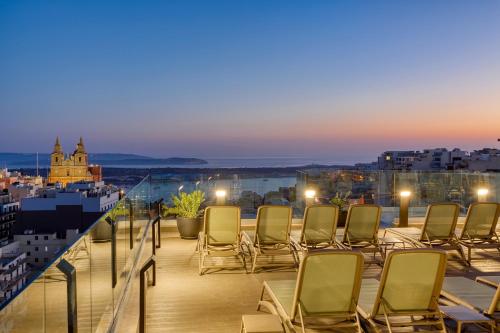 Terraza/balcón, Solana Hotel & Spa in Mellieha Terraza/balcón, Solana Hotel & Spa in Mellieha