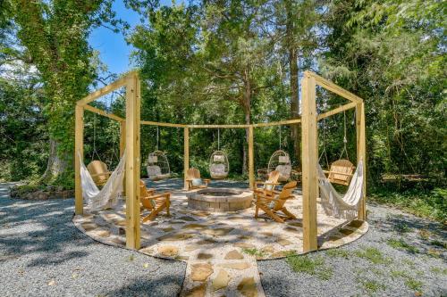 Spacious Durham Home with Fire Pit and Hot Tub! in Sayward Drive Spacious Durham Home with Fire Pit and Hot Tub! in Sayward Drive