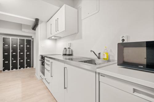 Cocina, BUDGETEL- Kong Oscarsgate 48 in Bergen Cocina, BUDGETEL- Kong Oscarsgate 48 in Bergen