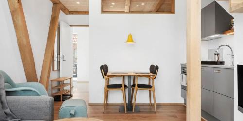 Kitchen, Møllegarden Apartment Hotel with Yoga, Panorama-Sauna & Coworking Space in Ringkobing Kitchen, Møllegarden Apartment Hotel with Yoga, Panorama-Sauna & Coworking Space in Ringkobing