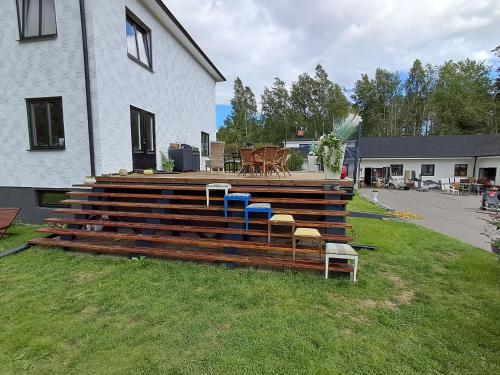balkon/terras, Ankis Bed and Brekfast, Vimmerby in Vimmerby balkon/terras, Ankis Bed and Brekfast, Vimmerby in Vimmerby