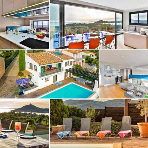 Luxury house 10 people with sea view in Antheor Luxury house 10 people with sea view in Antheor
