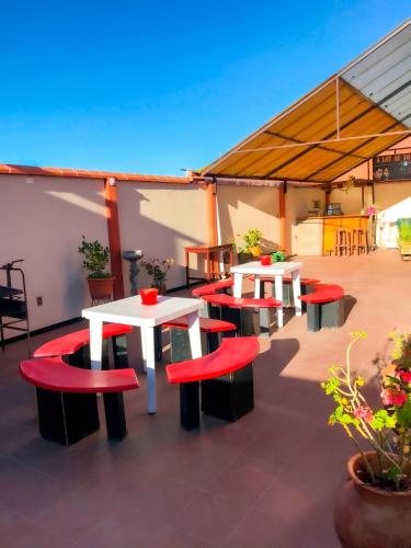 Balcony/terrace, Cittadella Hostal in Sucre Balcony/terrace, Cittadella Hostal in Sucre