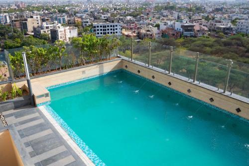 Swimming pool, Hyatt Place Jaipur Malviya Nagar in Jaipur Swimming pool, Hyatt Place Jaipur Malviya Nagar in Jaipur