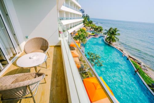 Balkong/terasse, Seashells Phu Quoc Hotel & Spa in Phu Quoc Island Balkong/terasse, Seashells Phu Quoc Hotel & Spa in Phu Quoc Island