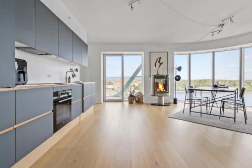 Designers penthouse in the clouds in Aarhus City Center Designers penthouse in the clouds in Aarhus City Center