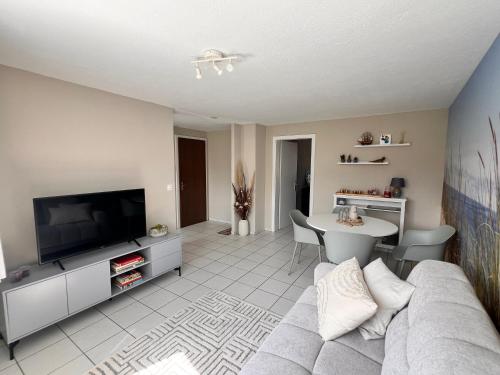 共用ラウンジ/TVエリア, Ferienwohnung SUN SAND SEA in ホルン 共用ラウンジ/TVエリア, Ferienwohnung SUN SAND SEA in ホルン