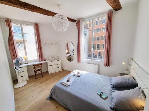 Le White Pearl, 2-bedroom in Old Nice, quiet