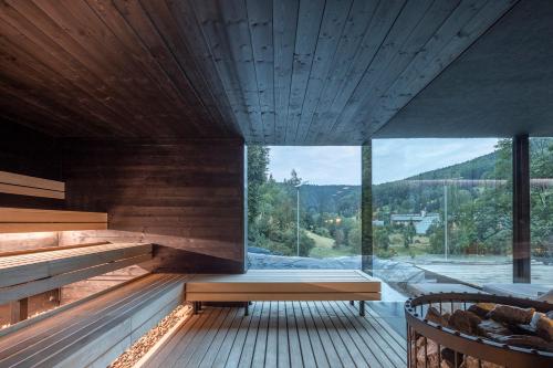 Sauna, Pytloun Wellness Hotel Harrachov in Ryzoviste Sauna, Pytloun Wellness Hotel Harrachov in Ryzoviste