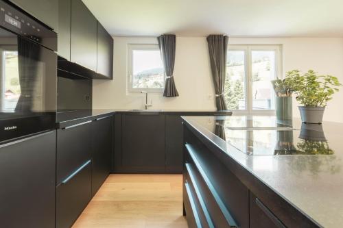 廚房, LEVA Stay Luzern-Interlaken I Nature I Familie in 薩爾嫩 廚房, LEVA Stay Luzern-Interlaken I Nature I Familie in 薩爾嫩