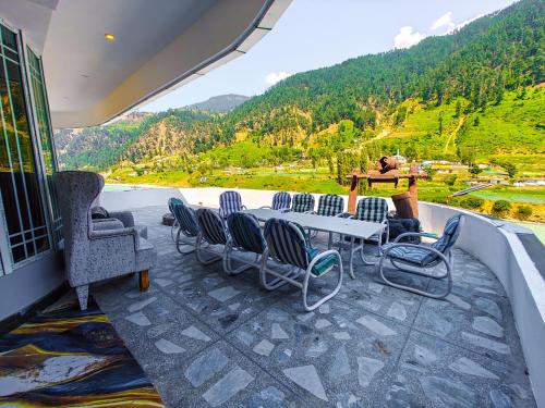 Balcony/terrace, White Forest Hotel Kalam in Mingora Balcony/terrace, White Forest Hotel Kalam in Mingora