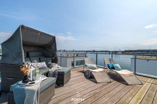 Balcony/terrace, Ferienhaus Key West Olpenitz in Olpenitz Balcony/terrace, Ferienhaus Key West Olpenitz in Olpenitz