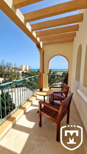 陽台/露台, Alhambra Thalasso in 哈瑪麥德 陽台/露台, Alhambra Thalasso in 哈瑪麥德