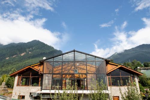 Entrance, Larisa Resort Manali in Haripur Entrance, Larisa Resort Manali in Haripur