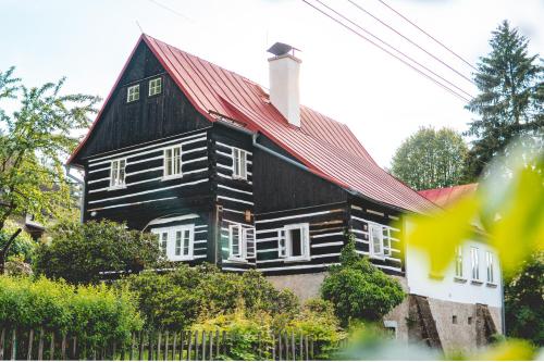 A szálláshely kívülről, chalupa CHALUPA in Prysk A szálláshely kívülről, chalupa CHALUPA in Prysk