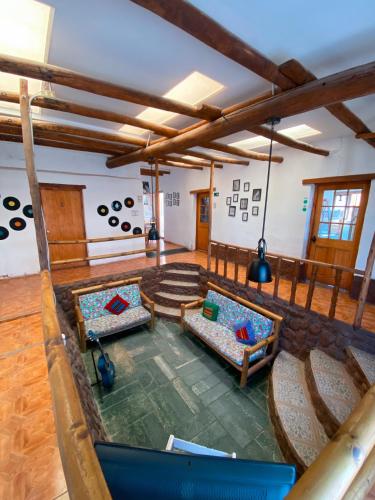 gedeelde lounge/tv-ruimte, Rey Lagarto Hostel in San Pedro de Atacama gedeelde lounge/tv-ruimte, Rey Lagarto Hostel in San Pedro de Atacama