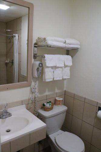 Casa de banho, Timberline Motel in Lone Pine (CA) Casa de banho, Timberline Motel in Lone Pine (CA)