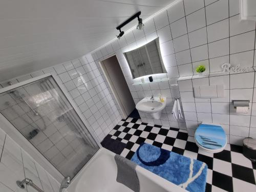 חדר אמבטיה, Ferienwohnung Familie Kleinbauer in וויסברג חדר אמבטיה, Ferienwohnung Familie Kleinbauer in וויסברג