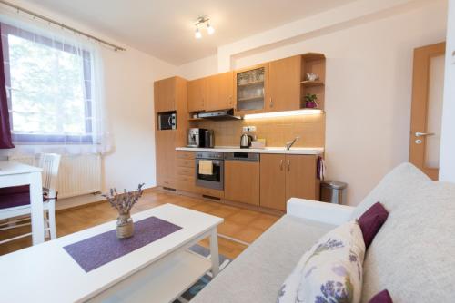 ห้องครัว, Apartmán Jonáš u pláže (Apartman Jonas u plaze) in ลิพโน นาด เวลทาวู ห้องครัว, Apartmán Jonáš u pláže (Apartman Jonas u plaze) in ลิพโน นาด เวลทาวู