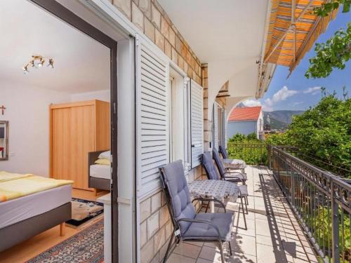 Erkély/terasz, Apartments and rooms with a swimming pool Mlini, Dubrovnik - 23441 in Brasina Erkély/terasz, Apartments and rooms with a swimming pool Mlini, Dubrovnik - 23441 in Brasina