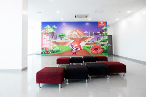 Lobby, Red Planet Davao in Davao City Lobby, Red Planet Davao in Davao City