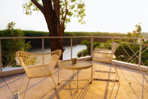 Balcony/terrace, Baan Song Nam บ้านสองน้ำ in Puek Tian Beach Balcony/terrace, Baan Song Nam บ้านสองน้ำ in Puek Tian Beach